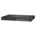 HPE R8N87A 6000 24 PORT GIGABIT+4X1GB SFP YÖNETİLEBİLİR 370W POE RACKMOUNT SWITCH