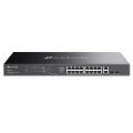 TP-LINK OMADA ES220GMP 16 PORT GIGABIT + 2XGB RJ45/2XGB SFP 250 METRE 250W POE YÖNETİLEBİLİR RACKMOUNT METAL KASA SWITCH