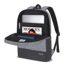 MACK MCE-1104 15.6'' UNICITY ECO NOTEBOOK SIRT ÇANTASI GRİ