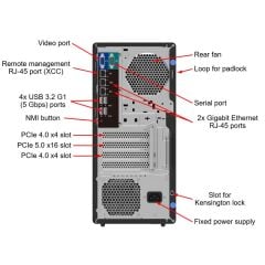 LENOVO THINKSYSTEM ST50 V3 XE-2434 1X32GB DDR5 2X960GB 1X3.5 1X500W 7DF3A00YEA