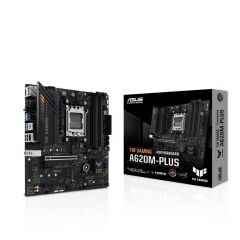 ASUS TUF GAMING A620M-PLUS DDR5 6400MHZ 1XHDMI 2XDP 2XM.2 USB 3.2 AM5 (AMD AM5 9000/8000/7000 SERİLERİ İLE UYUMLU)