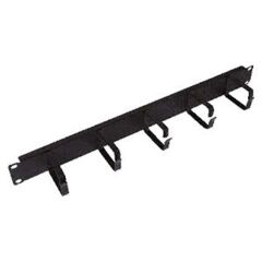 HCS C01-09A07 1U 19" FIRÇALI KABLO DÜZENLEYİCİ