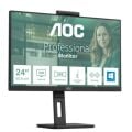 23.8 AOC 24P3CW IPS 4MS 75MHZ 1XHDMI 1XDP USB TYPE-C RJ45 FHD 1920X1080 WEBCAM HOPARLÖR ÇERÇEVESİZ VESA SİYAH
