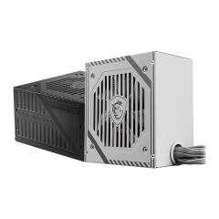 MSI MAG A650BNL WHITE 650W 120MM FAN 80+ BRONZE POWER SUPPLY