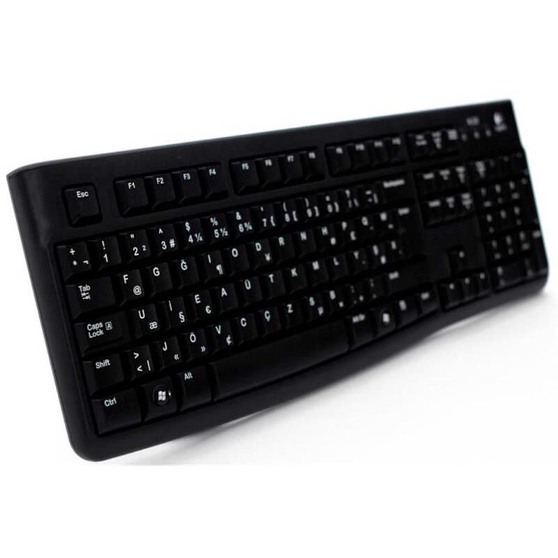 LOGITECH K120 F USB KLAVYE SIYAH 920-004163 KABLOLU