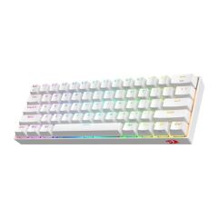 REDRAGON K530W DRACONIC PRO Q TR 60% KOMPAKT KABLOSUZ-BLUETOOTH 2.4G SWITCH MEKANİK KLAVYE BEYAZ