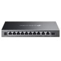 TP-LINK OMADA ES210GMP 10 PORT GIGABIT + 8-PORT POE+ YÖNETİLEBİLİR 123W POE METAL KASA SWITCH